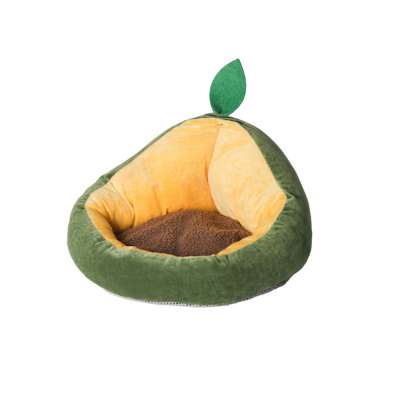 Amazon Luxury Avocado Washable Removable Nonslip Polyester Cat Pet Beds