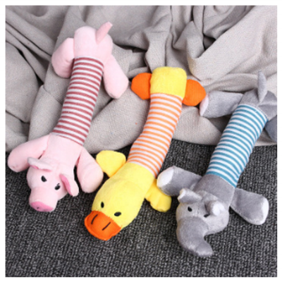 Factory Wholesale Long Animal Sound Cute Cartoon Plush Dog Pet Toys