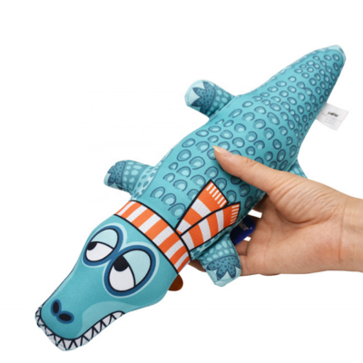 2020 Bite Resistant Canvas Crocodile Eco-friendly Interactive Pet Dog Toys