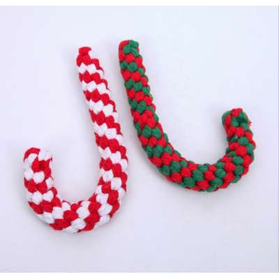 Eco Friendly Christmas Interactive Rope Dog Toy For Aggressive Chewers